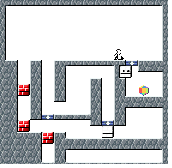 Thumbnail for a map of Stage 6-2 for the SNES game Sutte Hakkun.