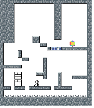Thumbnail for a map of Stage 6-4 for the SNES game Sutte Hakkun.