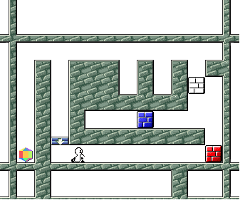 Thumbnail for a map of Stage 7-4 for the SNES game Sutte Hakkun.