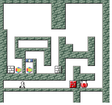 Thumbnail for a map of Stage 7-5 for the SNES game Sutte Hakkun.