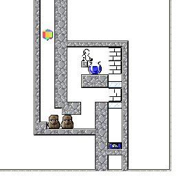 Thumbnail for a map of Stage 8-5 for the SNES game Sutte Hakkun.