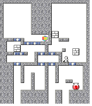 Thumbnail for a map of Stage 8-7 for the SNES game Sutte Hakkun.