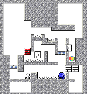 Thumbnail for a map of Stage 8-9 for the SNES game Sutte Hakkun.