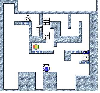 Thumbnail for a map of Stage 9-2 for the SNES game Sutte Hakkun.