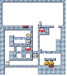 Thumbnail for a map of Stage 9-8 for the SNES game Sutte Hakkun.