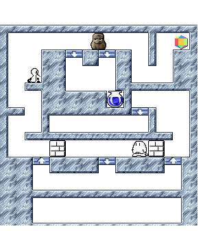 Thumbnail for a map of Stage 9-9 for the SNES game Sutte Hakkun.