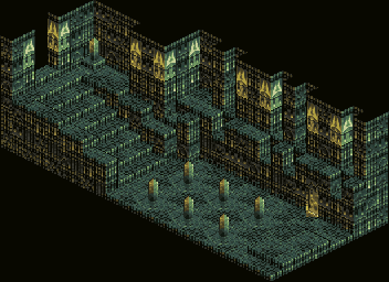 Thumbnail for a map of Bartha Temple for the SNES game Tactics Ogre: Let Us Cling Together.