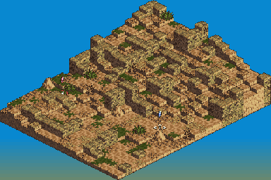 Thumbnail for a map of Boulder Desert for the SNES game Tactics Ogre: Let Us Cling Together.
