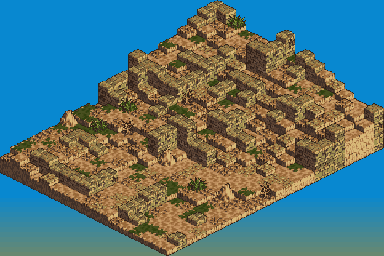 Thumbnail for a map of Boulder Desert (Unmarked) for the SNES game Tactics Ogre: Let Us Cling Together.