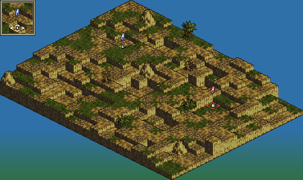 Thumbnail for a map of Brumor Plateau for the SNES game Tactics Ogre: Let Us Cling Together.