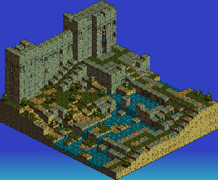 Thumbnail for a map of Coritani Castle Entrance (Unmarked) for the SNES game Tactics Ogre: Let Us Cling Together.