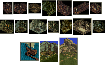 Thumbnail for a map of Cutscenes for the SNES game Tactics Ogre: Let Us Cling Together.