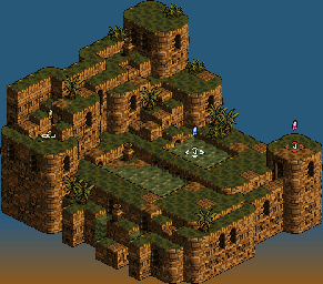 Thumbnail for a map of Eden 10F: Honeymoon for the SNES game Tactics Ogre: Let Us Cling Together.