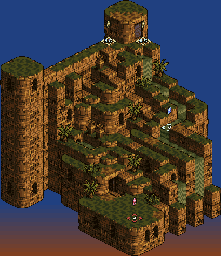 Thumbnail for a map of Eden 13F: Color Of Time for the SNES game Tactics Ogre: Let Us Cling Together.