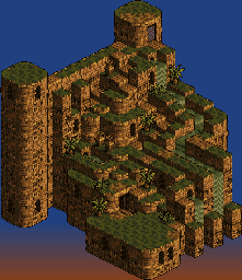 Thumbnail for a map of Eden 13F: Color Of Time (Unmarked) for the SNES game Tactics Ogre: Let Us Cling Together.