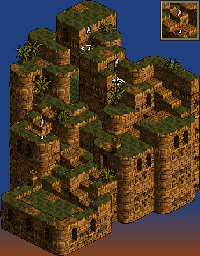 Thumbnail for a map of Eden 14F: Loyal Room for the SNES game Tactics Ogre: Let Us Cling Together.