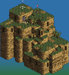 Thumbnail for a map of Eden 3F: Fisted Man for the SNES game Tactics Ogre: Let Us Cling Together.