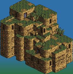 Thumbnail for a map of Eden 3F: Fisted Man (Unmarked) for the SNES game Tactics Ogre: Let Us Cling Together.