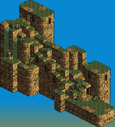 Thumbnail for a map of Eden 6F: Blue Loop (Unmarked) for the SNES game Tactics Ogre: Let Us Cling Together.