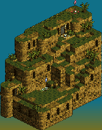 Thumbnail for a map of Eden 7F: Hair In The Wind for the SNES game Tactics Ogre: Let Us Cling Together.