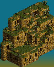 Thumbnail for a map of Eden 7F: Hair In The Wind (Unmarked) for the SNES game Tactics Ogre: Let Us Cling Together.