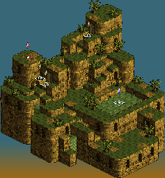 Thumbnail for a map of Eden 9F: Wine Altar for the SNES game Tactics Ogre: Let Us Cling Together.