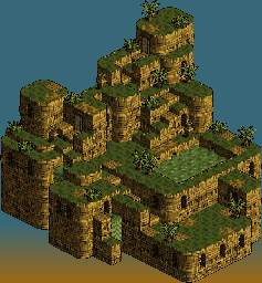 Thumbnail for a map of Eden 9F: Wine Altar (Unmarked) for the SNES game Tactics Ogre: Let Us Cling Together.