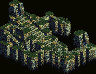 Thumbnail for a map of Eden Mausoleum Entrance for the SNES game Tactics Ogre: Let Us Cling Together.