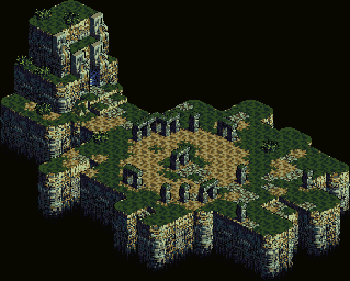 Thumbnail for a map of Eden Sealed Room for the SNES game Tactics Ogre: Let Us Cling Together.