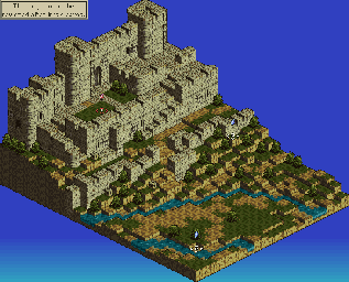 Thumbnail for a map of Fiduc Castle Entrance (South) for the SNES game Tactics Ogre: Let Us Cling Together.