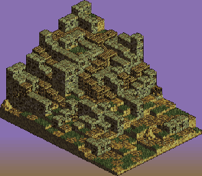 Thumbnail for a map of Fort Damsa (Unmarked) for the SNES game Tactics Ogre: Let Us Cling Together.