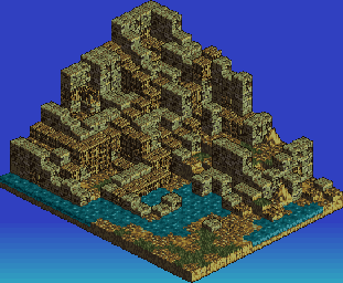 Thumbnail for a map of Fort Gerdo (Unmarked) for the SNES game Tactics Ogre: Let Us Cling Together.