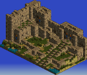 Thumbnail for a map of Heigm Castle Main Entrance (Unmarked) for the SNES game Tactics Ogre: Let Us Cling Together.