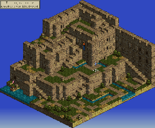 Thumbnail for a map of Heigm Castle Rear Courtyard for the SNES game Tactics Ogre: Let Us Cling Together.