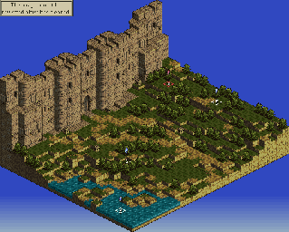 Thumbnail for a map of Heigm Castle Rear Entrance for the SNES game Tactics Ogre: Let Us Cling Together.