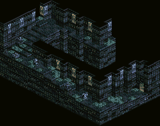 Thumbnail for a map of Hell Gate B2 for the SNES game Tactics Ogre: Let Us Cling Together.