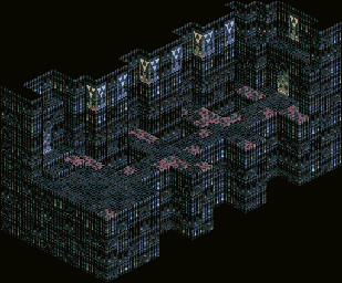 Thumbnail for a map of Hell Gate B25 (Unmarked) for the SNES game Tactics Ogre: Let Us Cling Together.