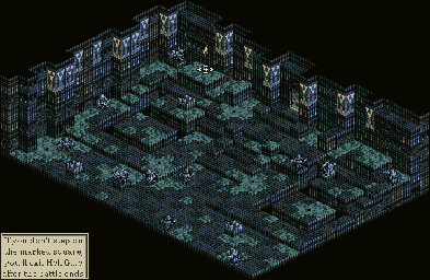 Thumbnail for a map of Hell Gate B3 for the SNES game Tactics Ogre: Let Us Cling Together.