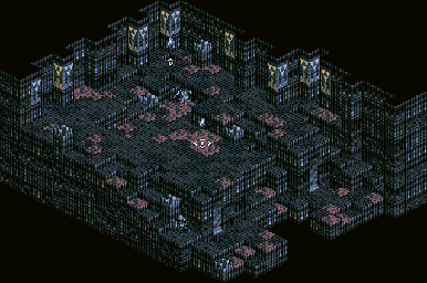 Thumbnail for a map of Hell Gate B30 for the SNES game Tactics Ogre: Let Us Cling Together.
