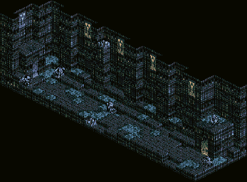 Thumbnail for a map of Hell Gate B35 (Unmarked) for the SNES game Tactics Ogre: Let Us Cling Together.