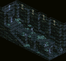 Thumbnail for a map of Hell Gate B4 (Unmarked) for the SNES game Tactics Ogre: Let Us Cling Together.