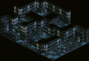 Thumbnail for a map of Hell Gate B40 (Unmarked) for the SNES game Tactics Ogre: Let Us Cling Together.