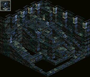 Thumbnail for a map of Hell Gate B45 for the SNES game Tactics Ogre: Let Us Cling Together.