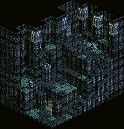 Thumbnail for a map of Hell Gate B5 (Unmarked) for the SNES game Tactics Ogre: Let Us Cling Together.