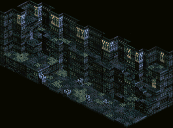Thumbnail for a map of Hell Gate B50 (Unmarked) for the SNES game Tactics Ogre: Let Us Cling Together.