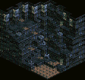 Thumbnail for a map of Hell Gate B55 (Unmarked) for the SNES game Tactics Ogre: Let Us Cling Together.