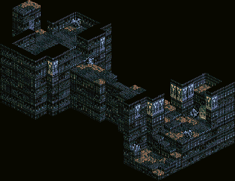 Thumbnail for a map of Hell Gate B60 (Unmarked) for the SNES game Tactics Ogre: Let Us Cling Together.