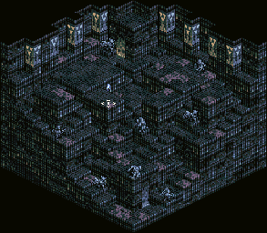 Thumbnail for a map of Hell Gate B70 for the SNES game Tactics Ogre: Let Us Cling Together.