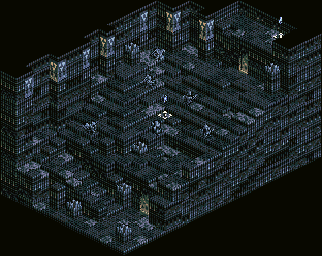 Thumbnail for a map of Hell Gate B85 for the SNES game Tactics Ogre: Let Us Cling Together.