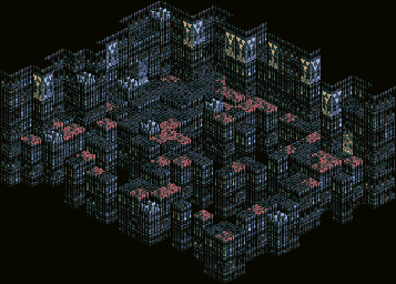 Thumbnail for a map of Hell Gate B95 (Unmarked) for the SNES game Tactics Ogre: Let Us Cling Together.